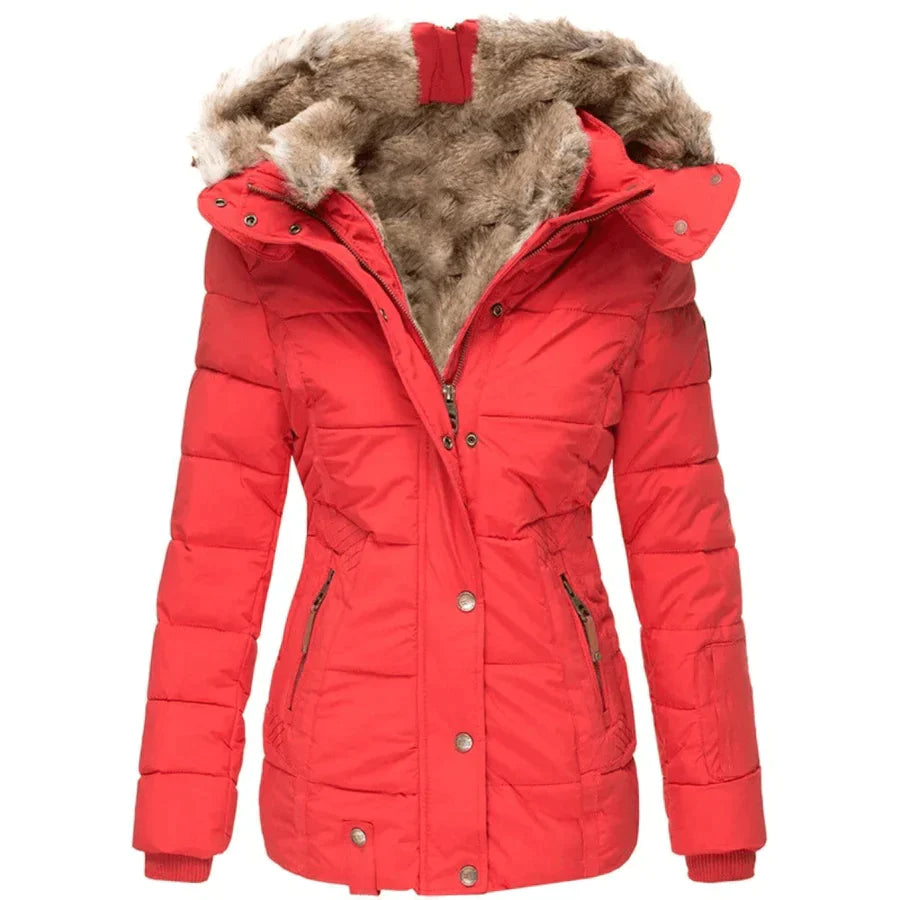 Glacial™ - Padded Eco-Fur Down Jacket 